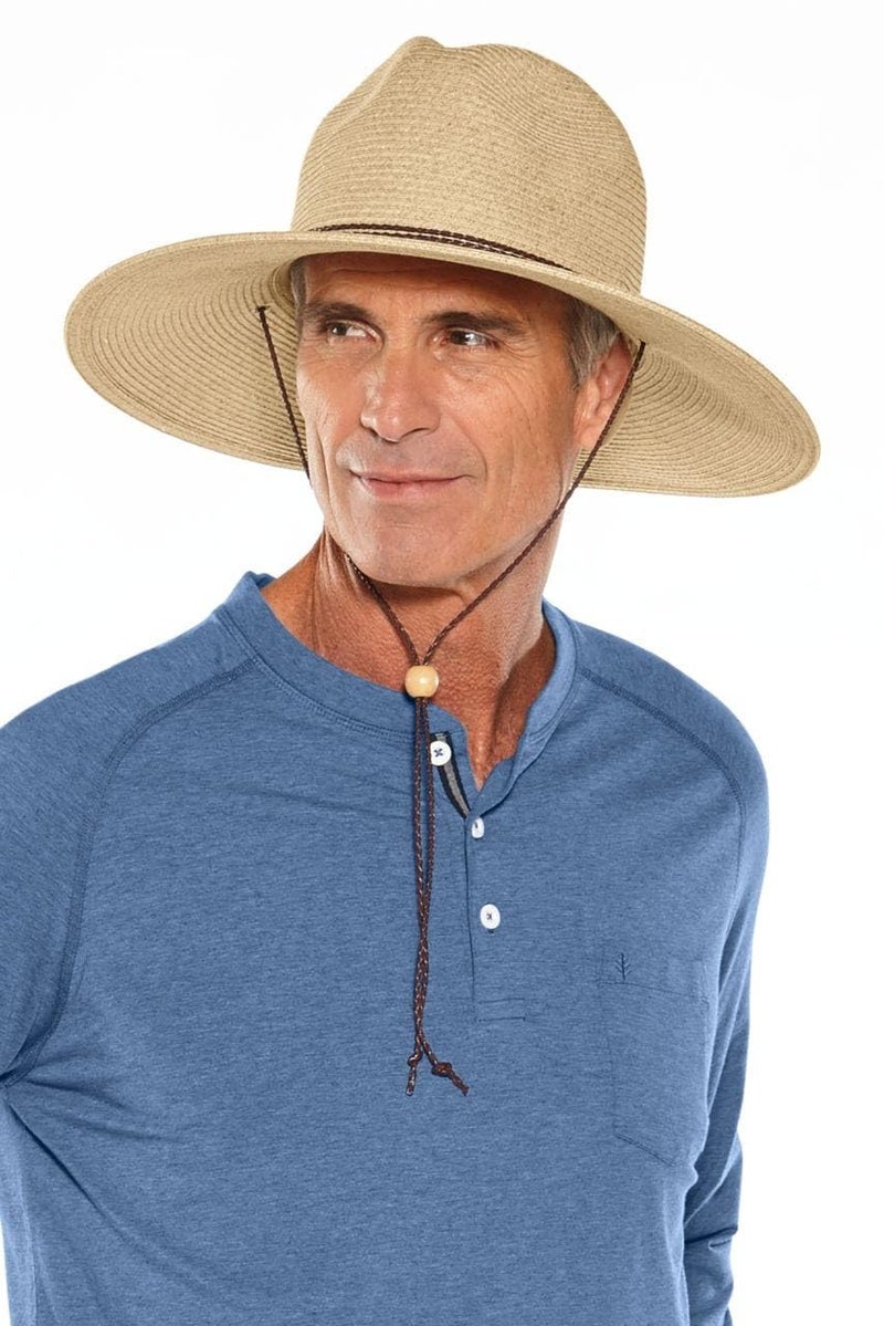 Coolibar Unisex Sun Hat - UPF 50+ Sun Protection - Beach Comber in Natural - Image 3